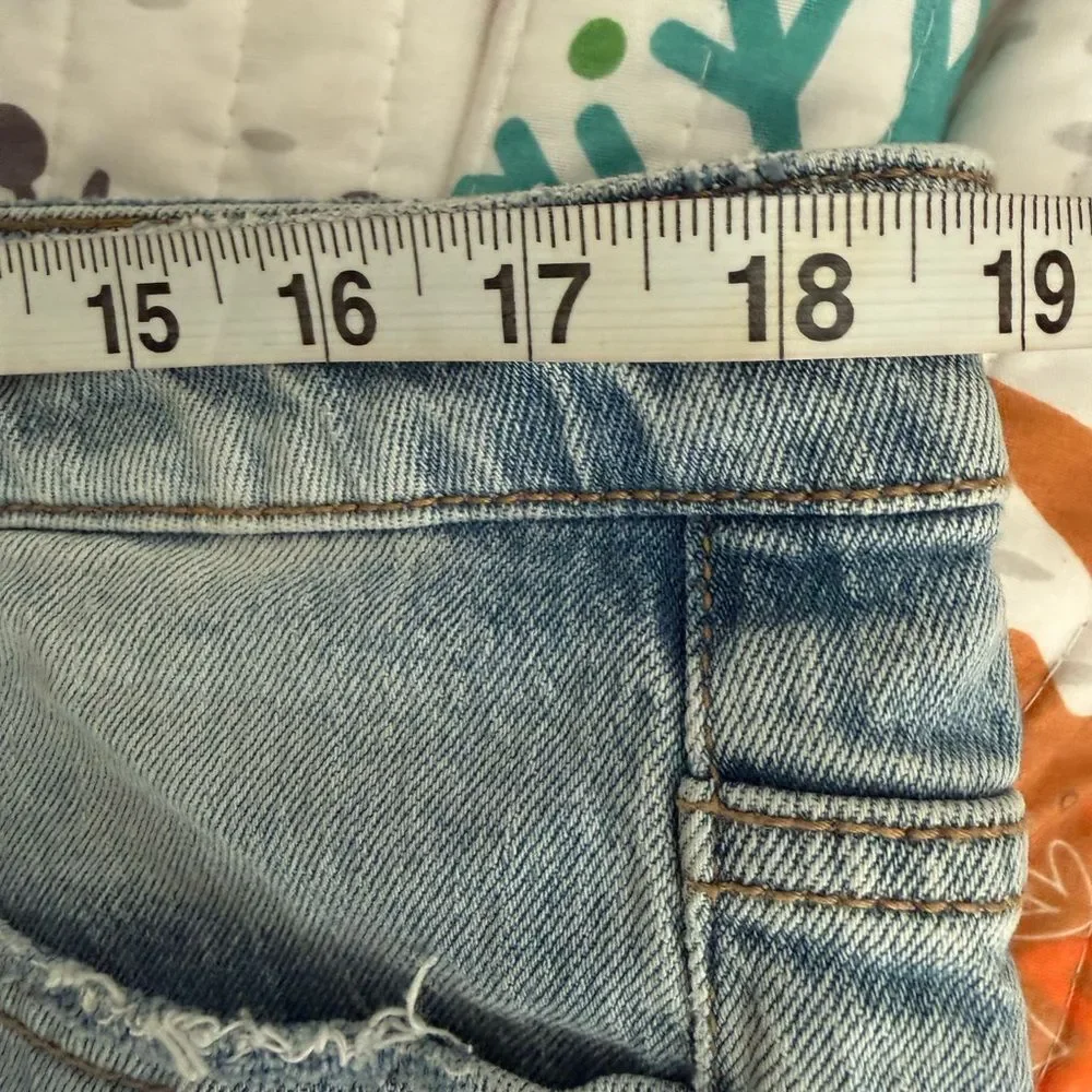 BKE Light Blue Denim Shorts